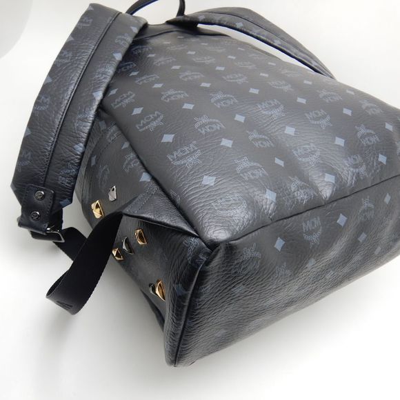 Mcm Backpack Stark Studded Visetos Pvc/ #111182M41B - Picture 5 of 9